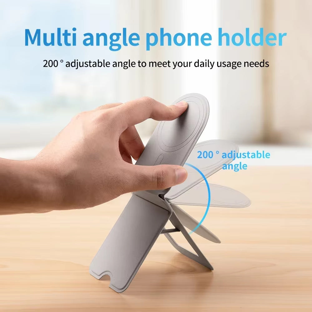 Phone Magnetic Stand Holder for Iphone 15 14 13 12 11 Pro Max plus Desktop Magnetic Phone Folding Stand Magsafe Holder for Apple