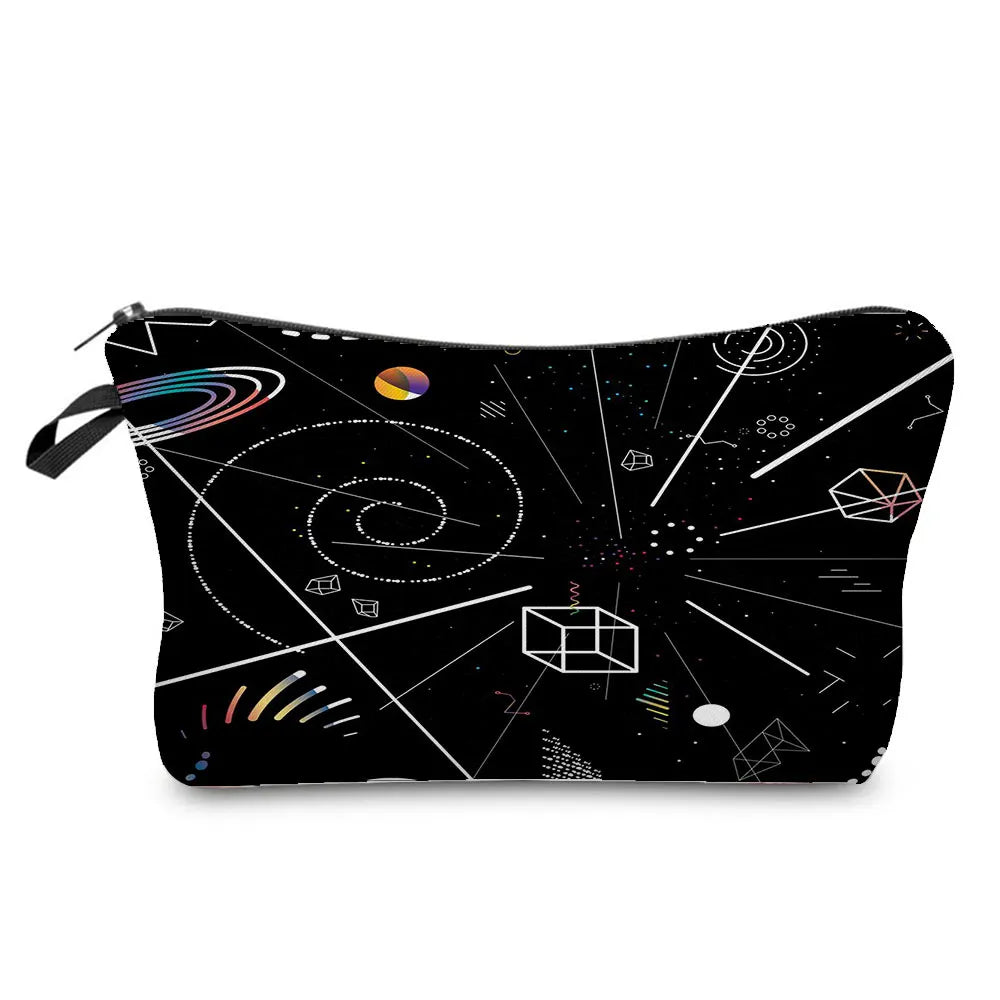 Natural Science Printed Pencil Bag School Student Mini Stationery Bag Outdoor Travel Child Portable Storage Bag Teacher Gift Bag