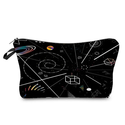 Natural Science Printed Pencil Bag School Student Mini Stationery Bag Outdoor Travel Child Portable Storage Bag Teacher Gift Bag