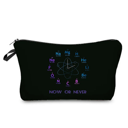 Natural Science Printed Pencil Bag School Student Mini Stationery Bag Outdoor Travel Child Portable Storage Bag Teacher Gift Bag
