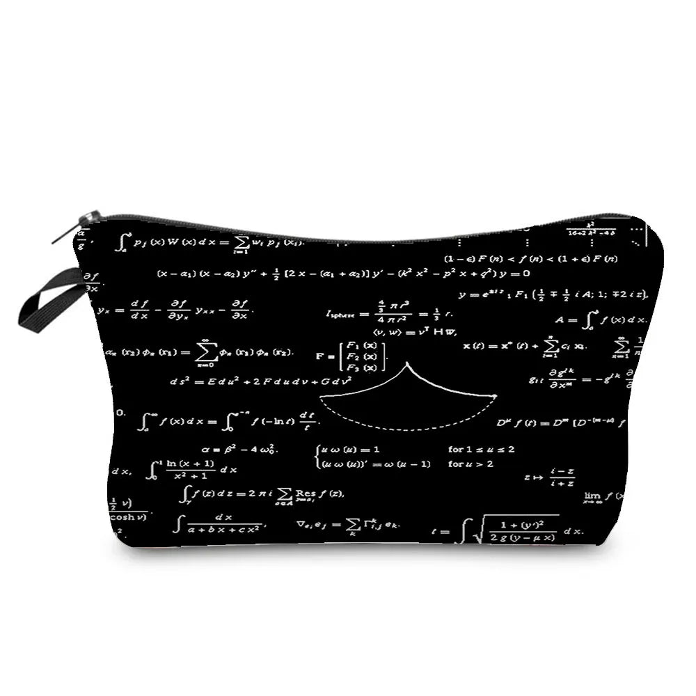 Natural Science Printed Pencil Bag School Student Mini Stationery Bag Outdoor Travel Child Portable Storage Bag Teacher Gift Bag
