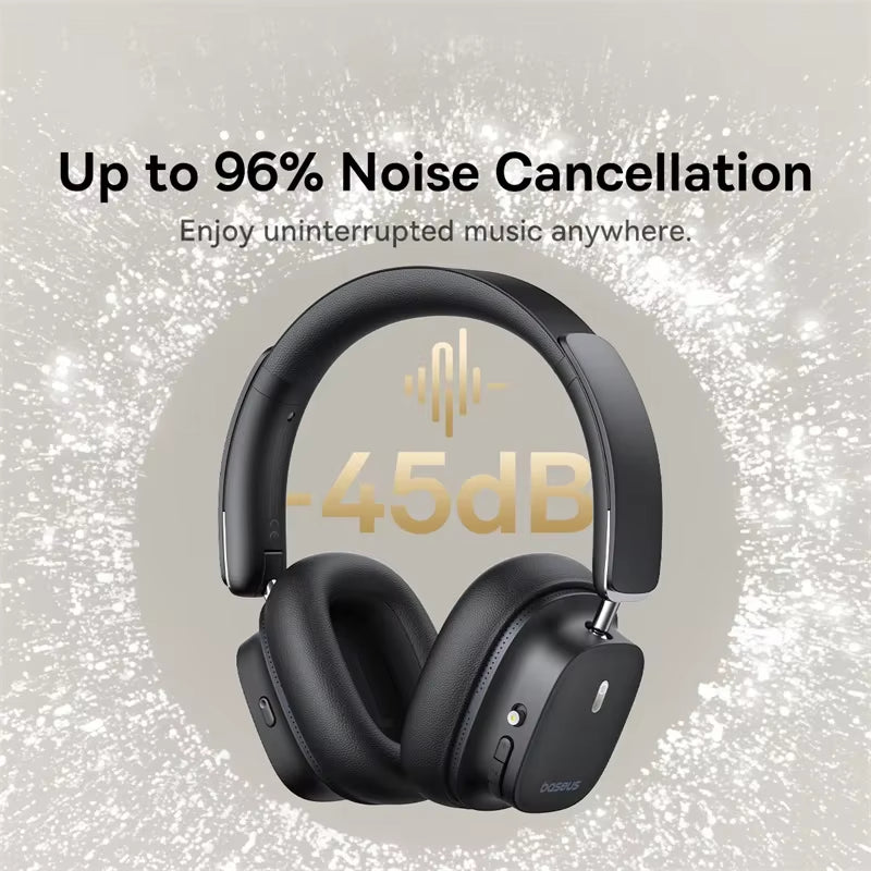 Bowie 30 Max Bluetooth Headphones 45Db Noise Cancellation Hi-Res LDAC over Ear Headset 3D Spatial Audio Wireless Earphone