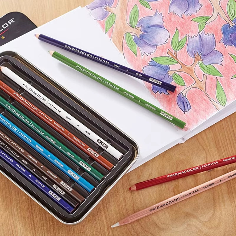 Prismacolor 12/24/36/48 Colors Oil Colored Pencil Drawing Sketching Pencil Set Art Supplies for School Student Artist