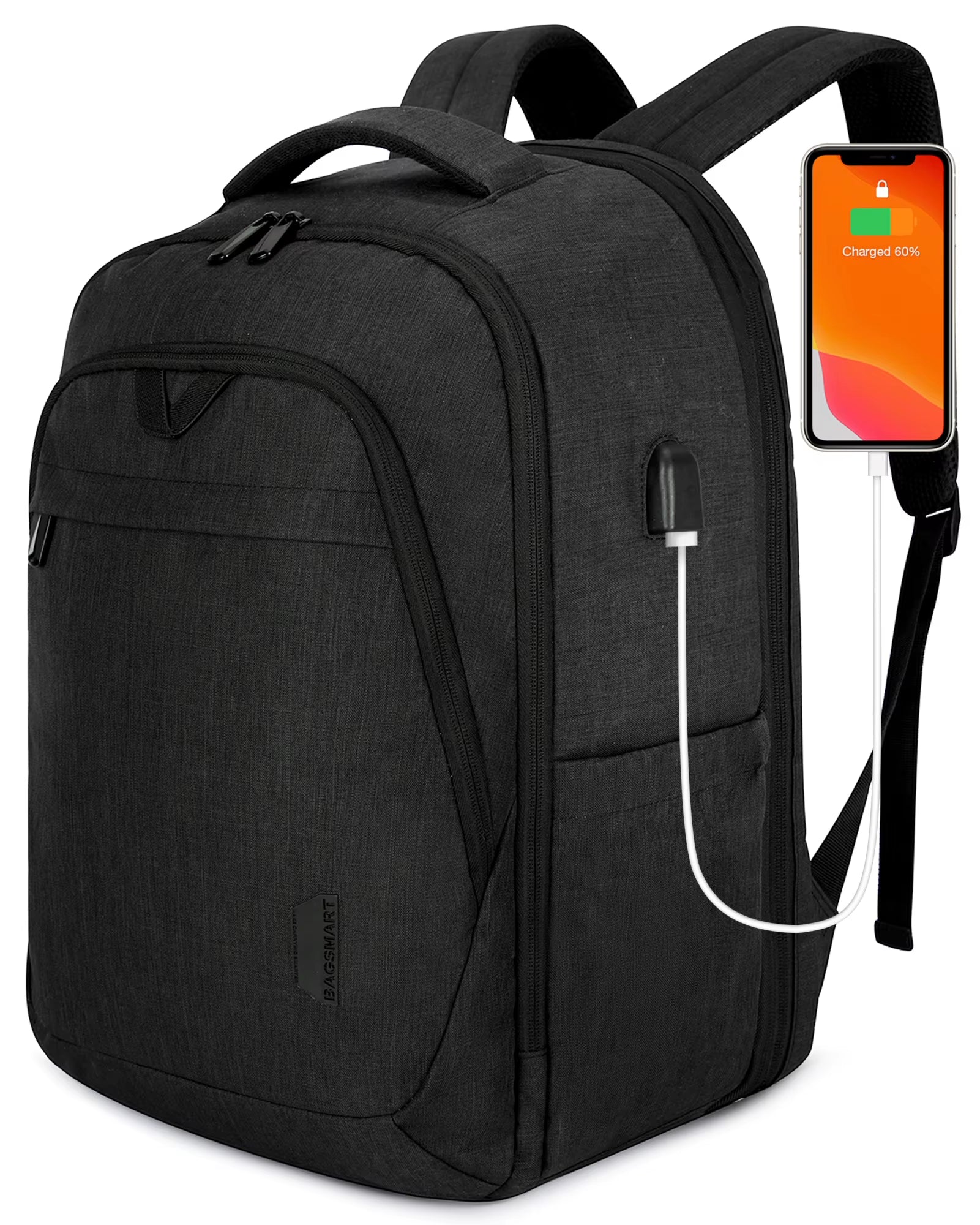 Men'S Backpack Anti-Theft Large Waterproof Women School Bags Travel Bussiness Laptop Backpacks with USB Charging Port