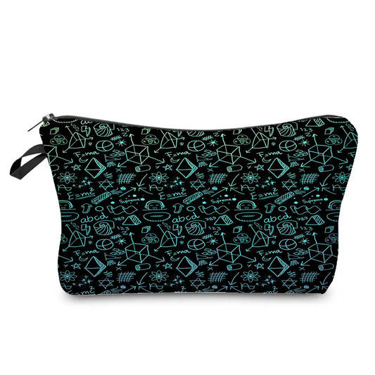 Natural Science Printed Pencil Bag School Student Mini Stationery Bag Outdoor Travel Child Portable Storage Bag Teacher Gift Bag