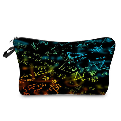 Natural Science Printed Pencil Bag School Student Mini Stationery Bag Outdoor Travel Child Portable Storage Bag Teacher Gift Bag