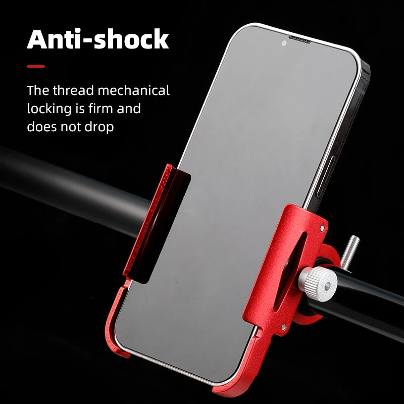Ibudim Bike Phone Holder 360 Rotation Bicycle Phone Holder for 4.7-7.0 Inch Devices Motorcycle Handlebar Mobile Phone Stand