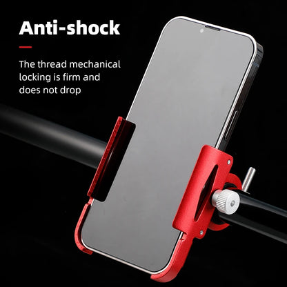 Ibudim Bike Phone Holder 360 Rotation Bicycle Phone Holder for 4.7-7.0 Inch Devices Motorcycle Handlebar Mobile Phone Stand