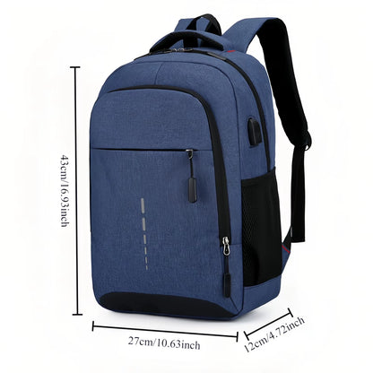 Premium Business Backpack - Spacious Laptop Bag with Reflective Security Strip Professional Commuter Backpack-Zwq