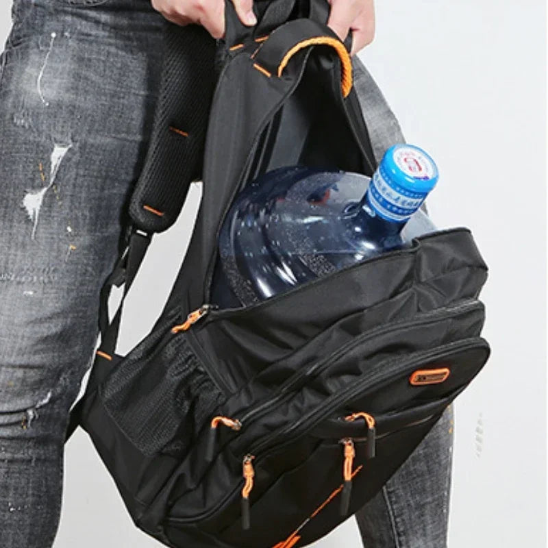 Men'S Backpacks Oxford Waterproof Rucksack Business Computer Bag Casual Travel Backpack Senior High School Student Schoolbag