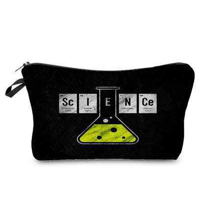 Natural Science Printed Pencil Bag School Student Mini Stationery Bag Outdoor Travel Child Portable Storage Bag Teacher Gift Bag