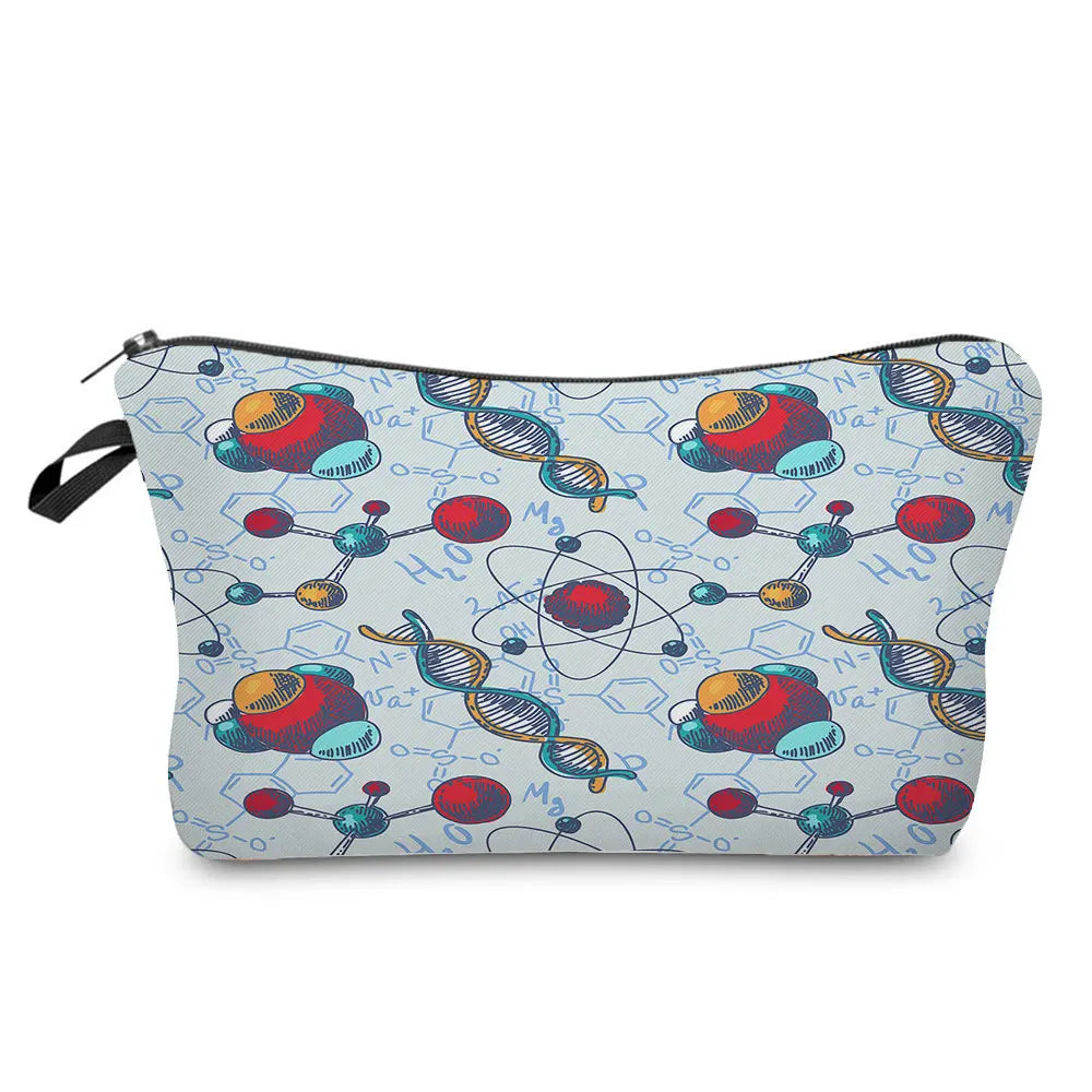 Natural Science Printed Pencil Bag School Student Mini Stationery Bag Outdoor Travel Child Portable Storage Bag Teacher Gift Bag