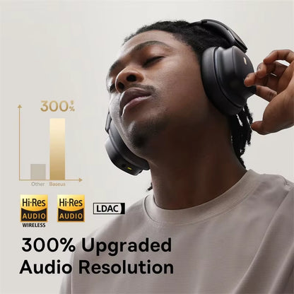 Bowie 30 Max Bluetooth Headphones 45Db Noise Cancellation Hi-Res LDAC over Ear Headset 3D Spatial Audio Wireless Earphone