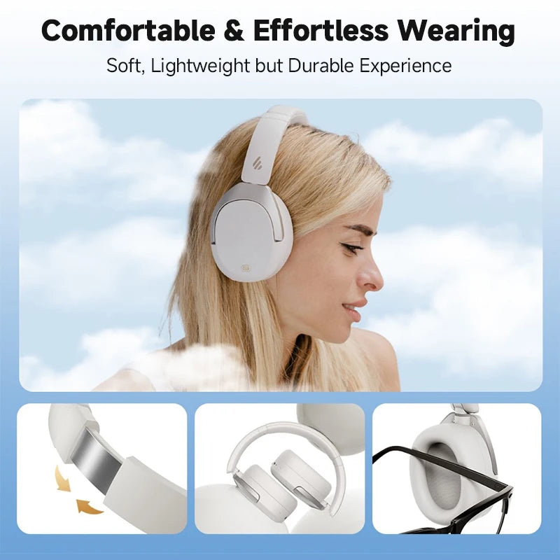 W830NB Wireless Headphones Bluetooth 5.4 Active Noise Cancelling Hi-Res Over-Ear Headset LDAC Foldable -45Db ANC 94H