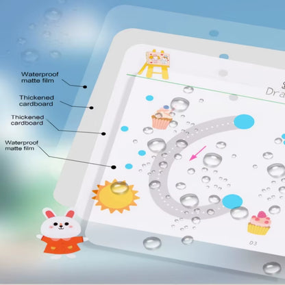 Magical Tracing Workbook Control Training Book Kids Reusable Magic Practice Copybook Children Drawing Education Books Stationery