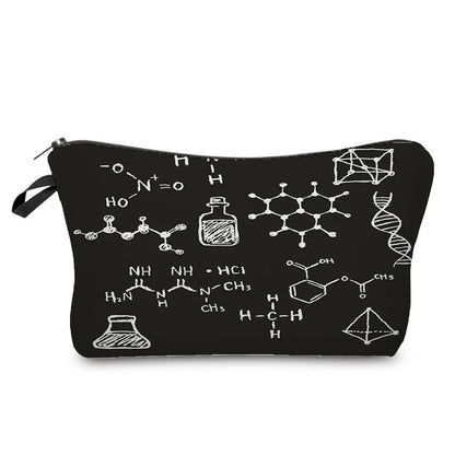 Natural Science Printed Pencil Bag School Student Mini Stationery Bag Outdoor Travel Child Portable Storage Bag Teacher Gift Bag