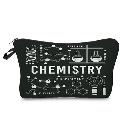 Natural Science Printed Pencil Bag School Student Mini Stationery Bag Outdoor Travel Child Portable Storage Bag Teacher Gift Bag